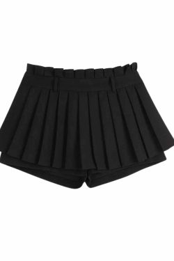 Kari Pleated Short Skirt - Y2K Summer Grunge Outfit, 90s Fashion, Retro Goth Style