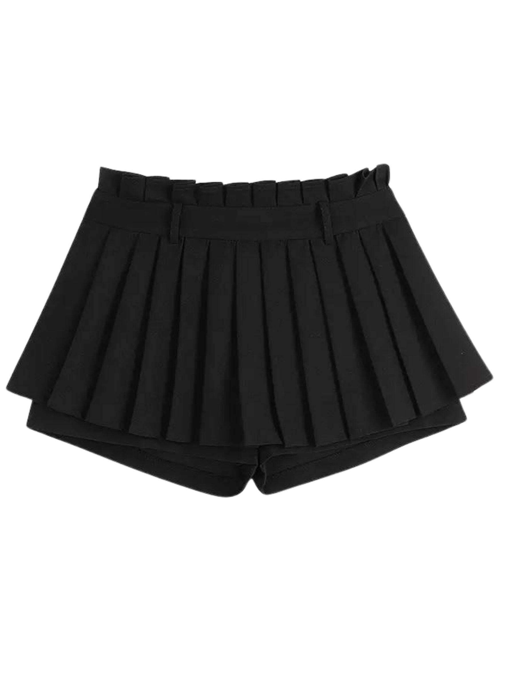 Kari Pleated Short Skirt - Y2K Summer Grunge Outfit, 90s Fashion, Retro Goth Style