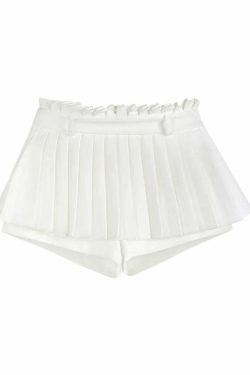 Kari Pleated Short Skirt - Y2K Summer Grunge Outfit, 90s Fashion, Retro Goth Style