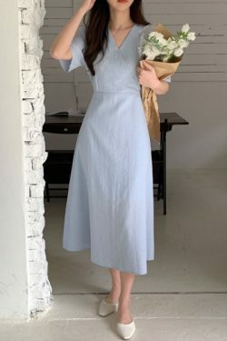 Kate Wrap Dress - Y2K Summer & 90s Fashion, Grunge, Retro, Pastel Goth, Party & Club Outfits