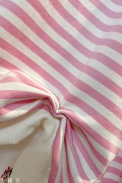 Kawaii Aesthetic White Pink Striped Sweatshirt - Y2K Summer, 90s Grunge, Retro Pastel Goth Fashion