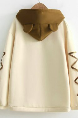 Kawaii Bear Hoodie - Y2K Summer Grunge, 90s Retro, Pastel Goth, Y2K Club & Party Outfits