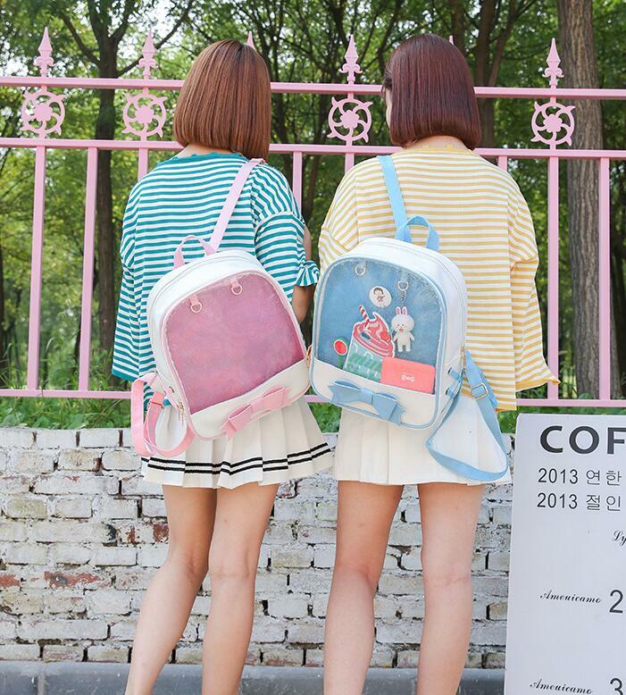 Kawaii Japanese Ita Bags Backpacks - Y2K Summer, 90s Grunge, Retro 70s, Pastel Goth, Hip Hop