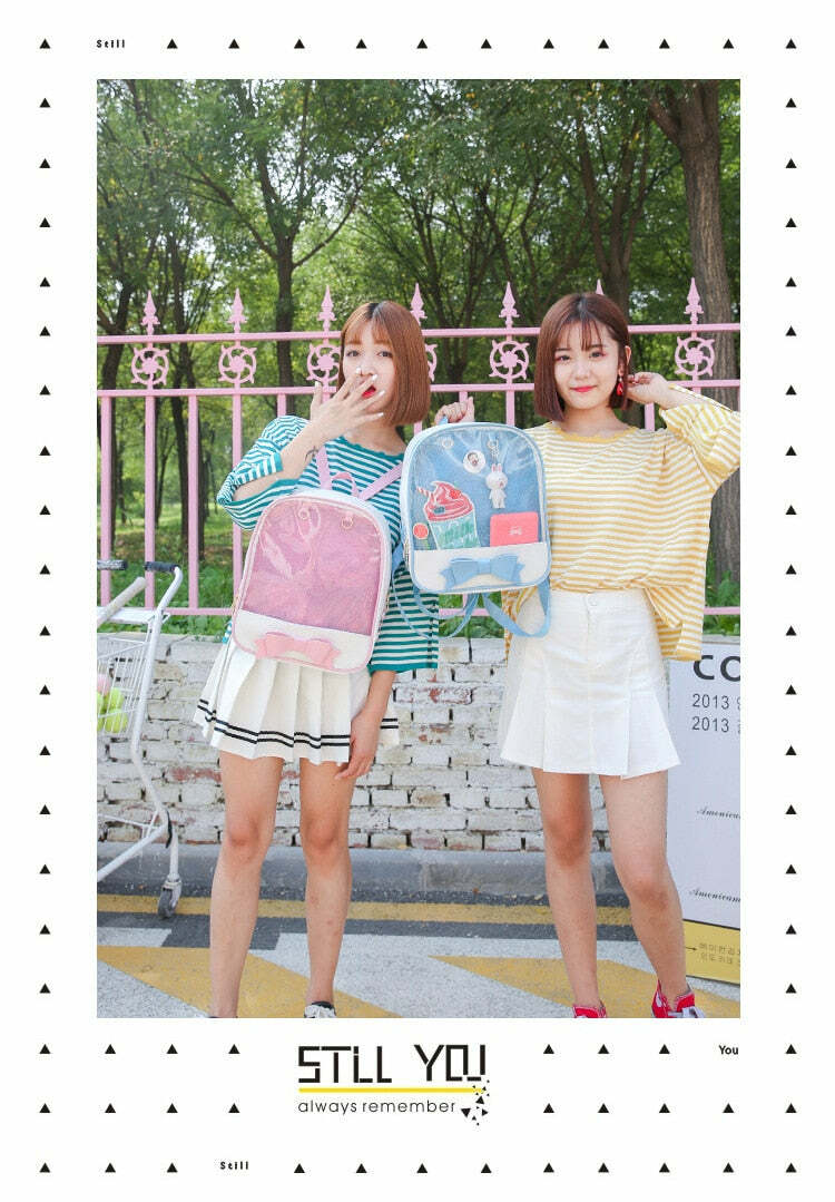Kawaii Japanese Ita Bags Backpacks - Y2K Summer, 90s Grunge, Retro 70s, Pastel Goth, Hip Hop
