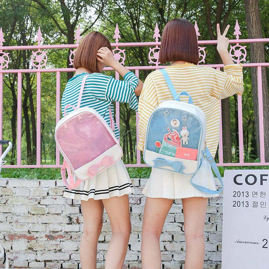 Kawaii Japanese Ita Bags Backpacks - Y2K Summer, 90s Grunge, Retro 70s, Pastel Goth, Hip Hop