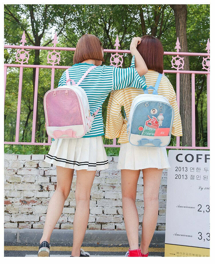 Kawaii Japanese Ita Bags Backpacks - Y2K Summer, 90s Grunge, Retro 70s, Pastel Goth, Hip Hop