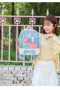 Kawaii Japanese Ita Bags Backpacks - Y2K Summer, 90s Grunge, Retro 70s, Pastel Goth, Hip Hop