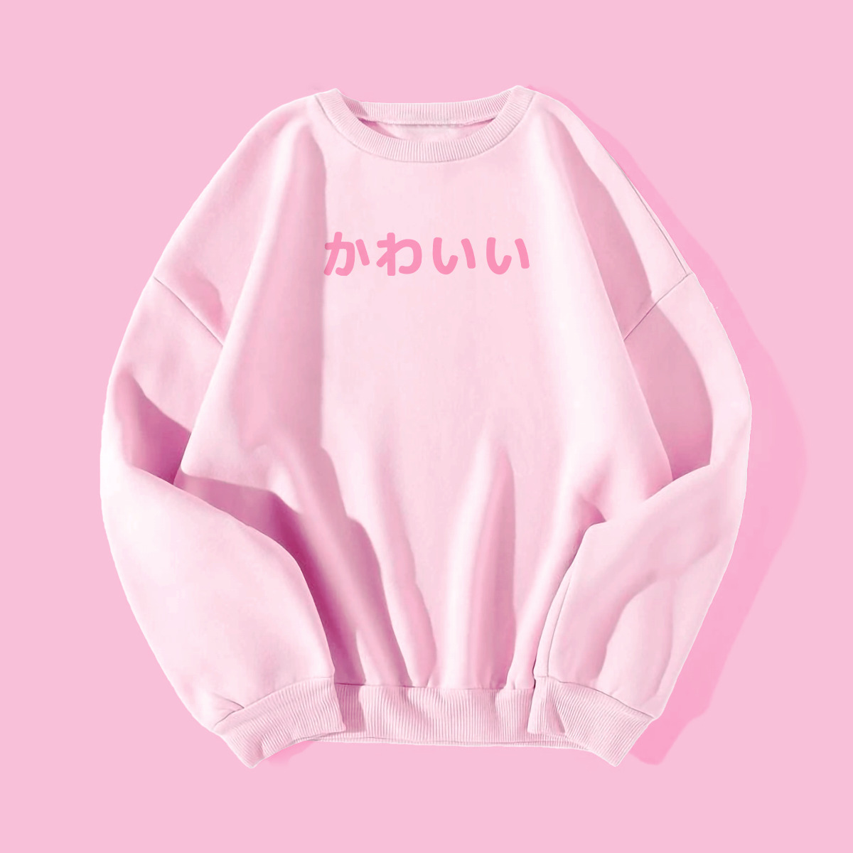 Kawaii Japanese Sweatshirt - Y2K Summer Grunge, 90s Retro, Pastel Goth, Y2K Club & Party Outfits