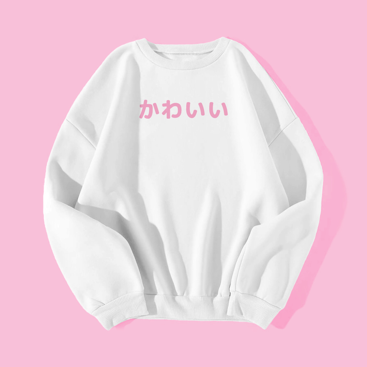 Kawaii Japanese Sweatshirt - Y2K Summer Grunge, 90s Retro, Pastel Goth, Y2K Club & Party Outfits
