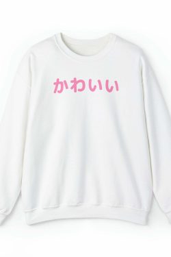 Kawaii Japanese Sweatshirt - Y2K Summer Grunge, 90s Retro, Pastel Goth, Y2K Club & Party Outfits