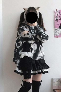 Kawaii Lolita Ruffle Skirt - Y2K Summer, 90s Grunge, Retro Goth, Pastel Goth, Y2K