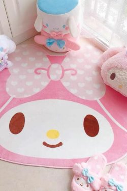 Kawaii Melody Carpet - Y2K Summer, 90s Grunge, Retro 70s, Pastel Goth, Y2K Popstar