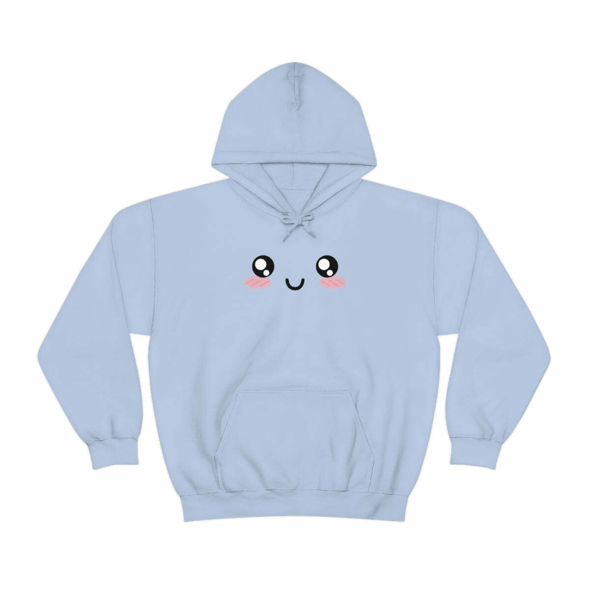 Kawaii Pastel Cutie Face Sweatshirt Hoodie - Y2K Summer, 90s Grunge, Retro, Pastel Goth Fashion