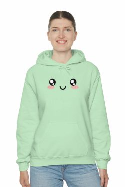 Kawaii Pastel Cutie Face Sweatshirt Hoodie - Y2K Summer, 90s Grunge, Retro, Pastel Goth Fashion