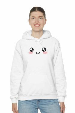 Kawaii Pastel Cutie Face Sweatshirt Hoodie - Y2K Summer, 90s Grunge, Retro, Pastel Goth Fashion
