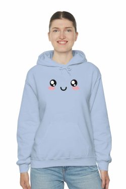 Kawaii Pastel Cutie Face Sweatshirt Hoodie - Y2K Summer, 90s Grunge, Retro, Pastel Goth Fashion