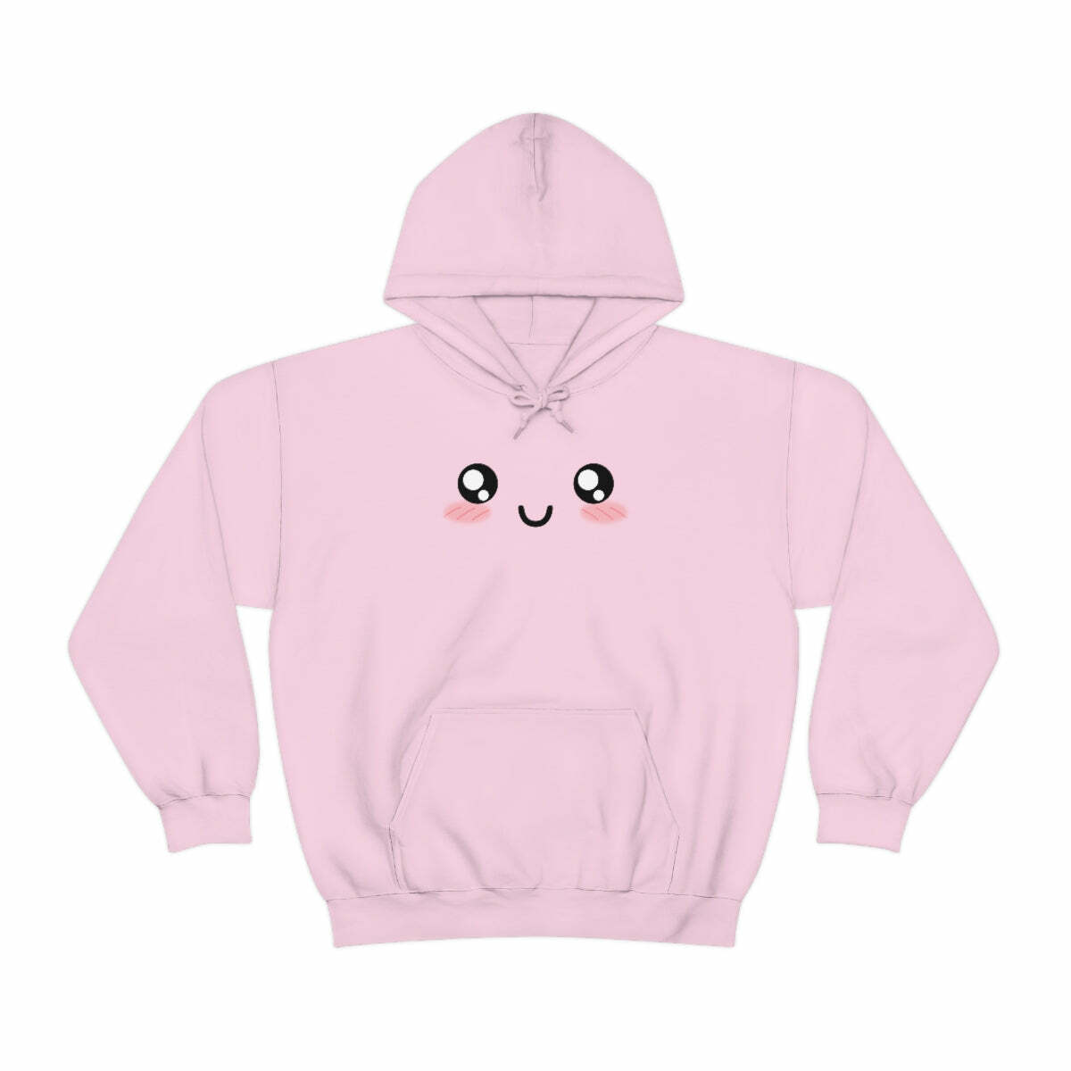 Kawaii Pastel Cutie Face Sweatshirt Hoodie - Y2K Summer, 90s Grunge, Retro, Pastel Goth Fashion