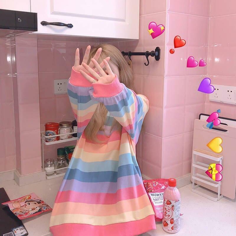 Kawaii Pastel Shirt - Y2K Summer Grunge, 90s Retro, Baby Tees, Y2K Club & Party Outfits