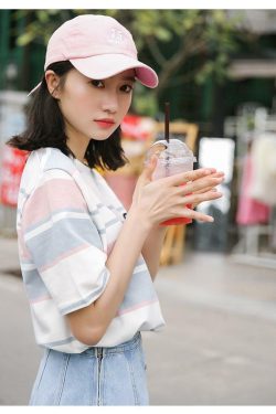 Kawaii Pastel Shirt - Y2K Summer Grunge, 90s Retro, Baby Tees, Y2K Club & Party Outfits