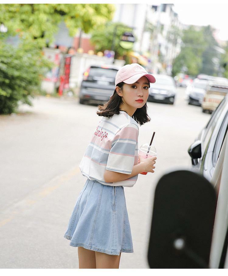 Kawaii Pastel Shirt - Y2K Summer Grunge, 90s Retro, Baby Tees, Y2K Club & Party Outfits