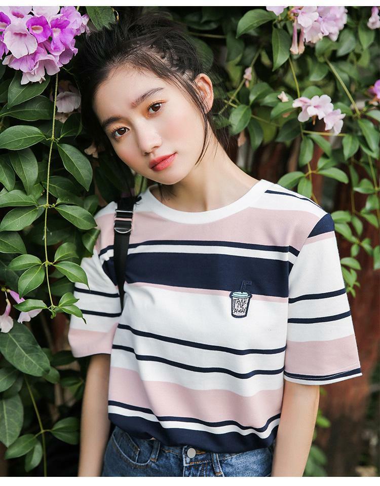 Kawaii Pastel Shirt - Y2K Summer Grunge, 90s Retro, Baby Tees, Y2K Club & Party Outfits