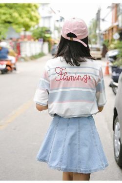 Kawaii Pastel Shirt - Y2K Summer Grunge, 90s Retro, Baby Tees, Y2K Club & Party Outfits