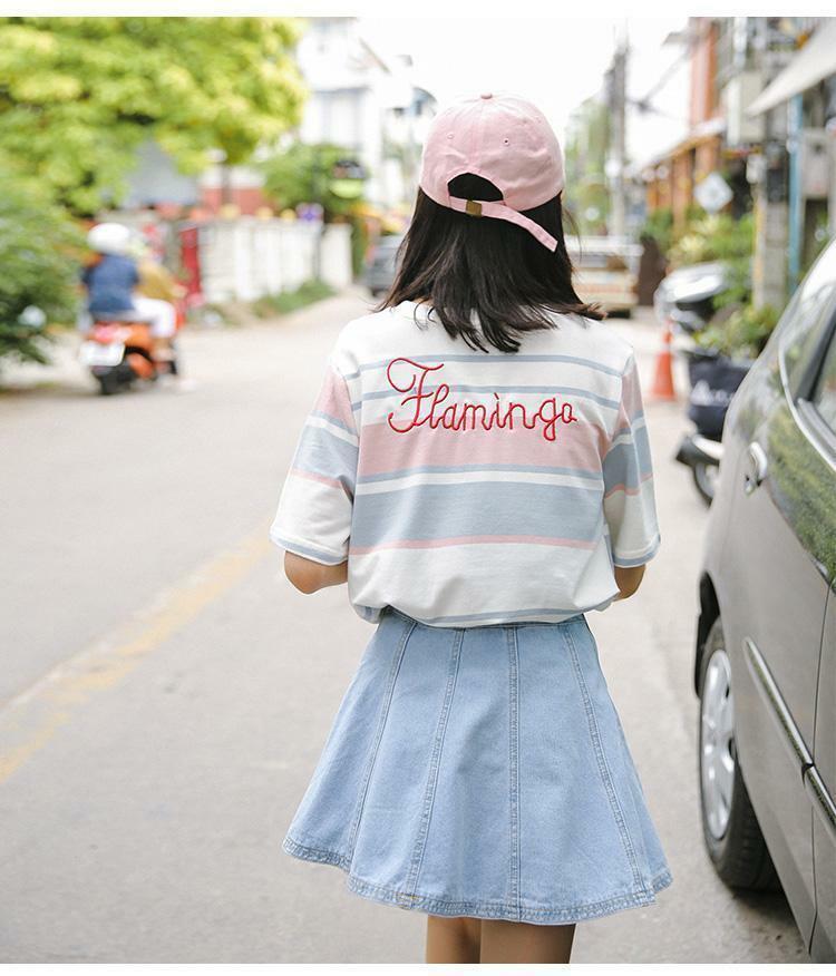 Kawaii Pastel Shirt - Y2K Summer Grunge, 90s Retro, Baby Tees, Y2K Club & Party Outfits
