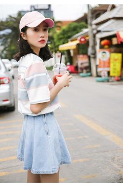 Kawaii Pastel Shirt - Y2K Summer Grunge, 90s Retro, Baby Tees, Y2K Club & Party Outfits