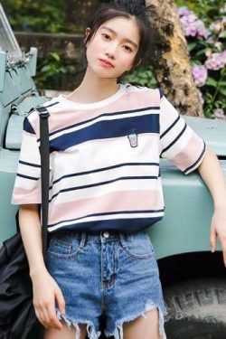 Kawaii Pastel Shirt - Y2K Summer Grunge, 90s Retro, Baby Tees, Y2K Club & Party Outfits