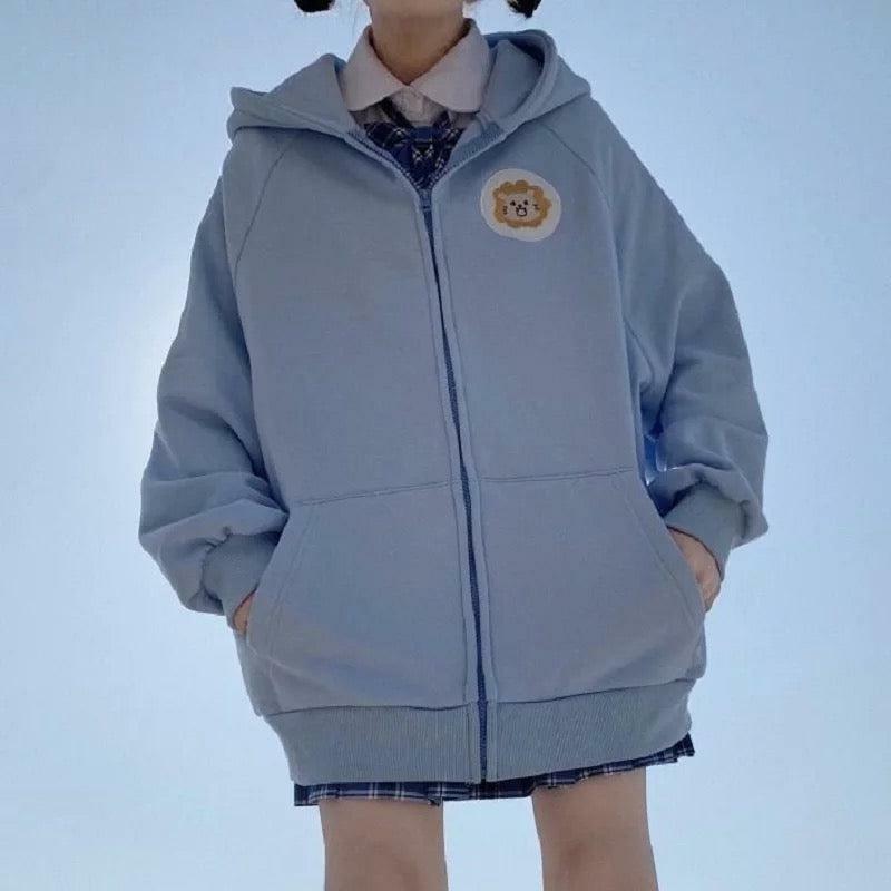 Kawaii Plushie Hoodie - Y2K Summer Grunge, 90s Retro, Pastel Goth, Y2K Club & Party Outfits