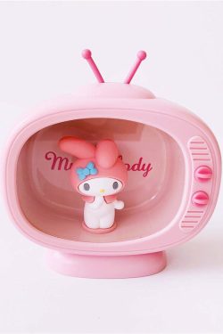 Kawaii Sanrio My Melody Night Light - Y2K & 90s Fashion-Inspired Decor for Retro Vibes