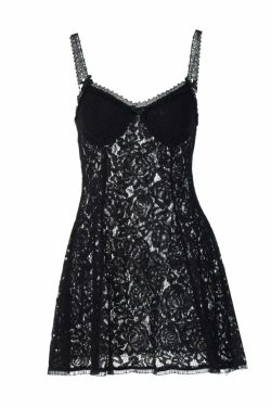 Keidy Lace Mini Dress - Y2K Summer Outfit, 90s Fashion, Grunge, Retro Style, Y2K Party Look