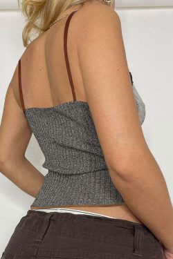 Keila Lace Detailed Crop Top - Y2K Summer, 90s Fashion, Grunge, Retro, Pastel Goth, Y2K Party