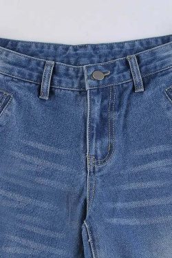 Kelly Y2K Baggy Jeans - Retro 90s Grunge, Summer Y2K Outfits, Hip Hop Fashion, Y2K Club