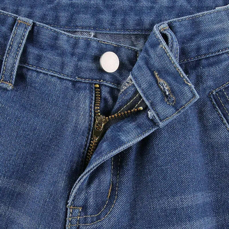 Kelly Y2K Baggy Jeans - Retro 90s Grunge, Summer Y2K Outfits, Hip Hop Fashion, Y2K Club