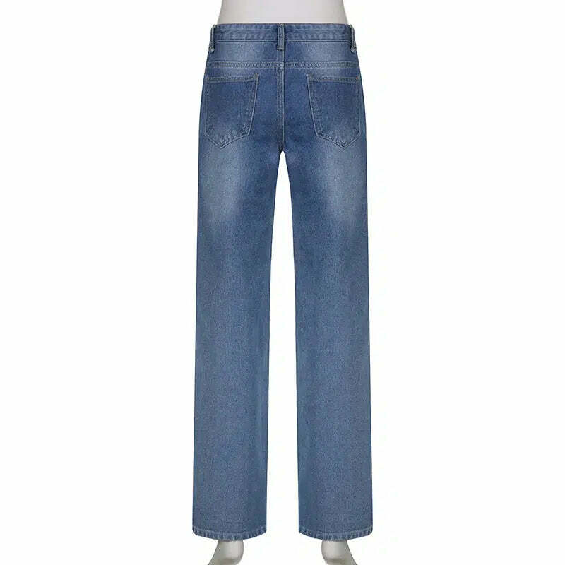 Kelly Y2K Baggy Jeans - Retro 90s Grunge, Summer Y2K Outfits, Hip Hop Fashion, Y2K Club