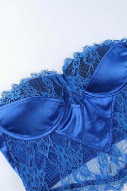 Khalia Lace Corset Top - Y2K Summer Grunge, 90s Fashion, Retro Goth, Y2K Party & Club Out
