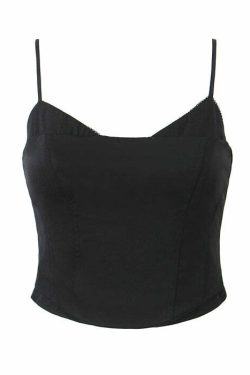 Kior Y2K Pleated Mini Skirt Set - 90s Grunge Summer Outfit, Retro Y2K Fashion for Women