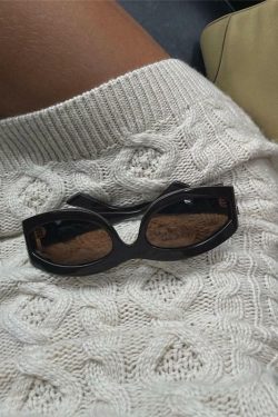 Klara Backless Knitted Dress - Y2K Summer Grunge Outfit, 90s Fashion, Retro Style