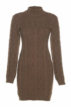 Klara Backless Knitted Dress - Y2K Summer Grunge Outfit, 90s Fashion, Retro Style
