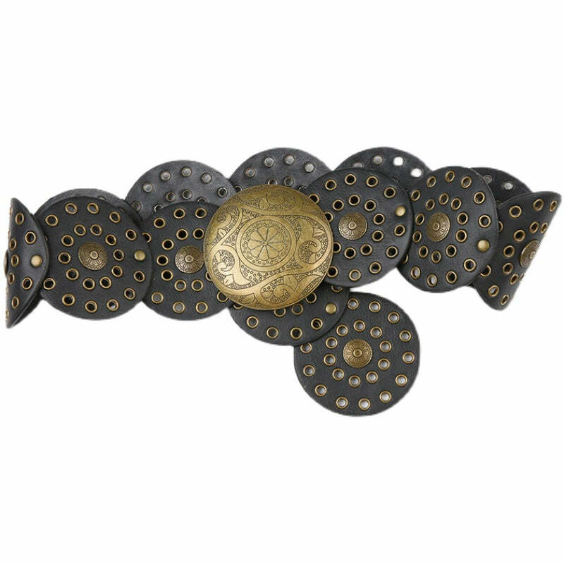 Kleo Vintage Metal Belt - Y2K Grunge, 90s Fashion, Retro Style, Gothic Y2K, Y2K Party Out