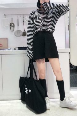 Korean Style Oversized Shirt - Y2K Summer, 90s Grunge, Retro, Pastel Goth