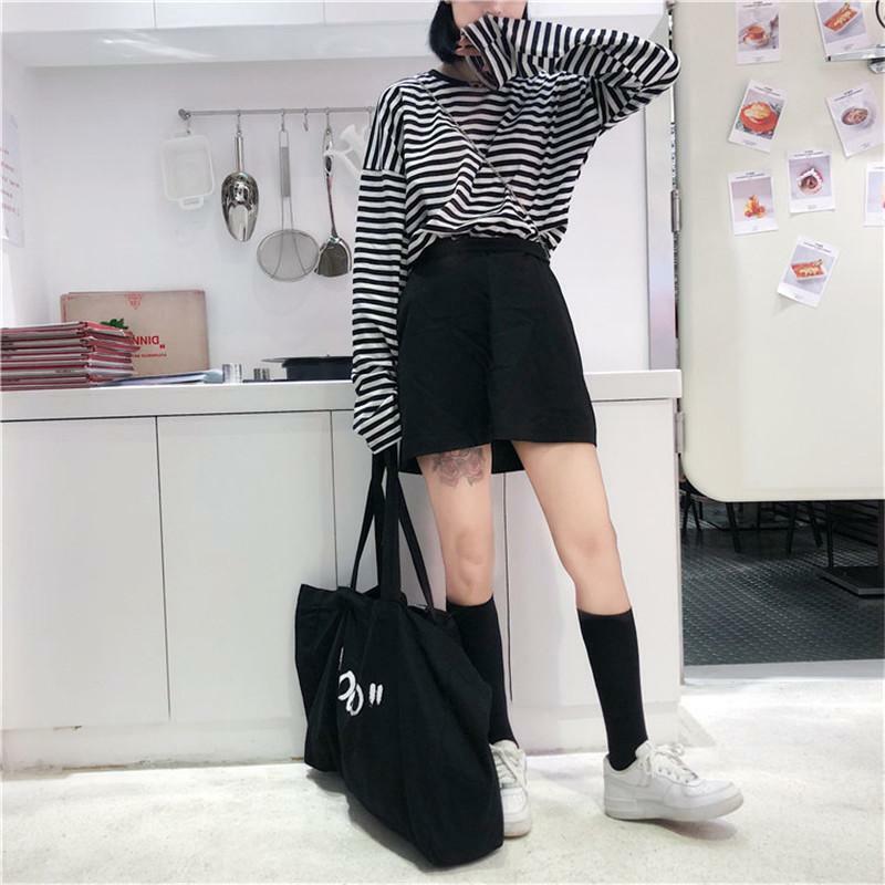 Korean Style Oversized Shirt - Y2K Summer, 90s Grunge, Retro, Pastel Goth