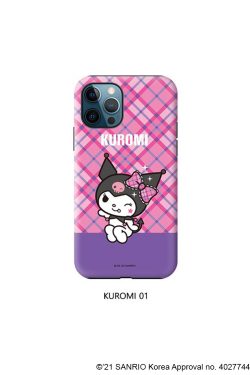 Kuromi Double Bumper iPhone Case - Y2K Grunge, 90s Retro, Pastel Goth, Y2K Popstar