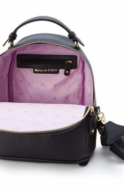 Kuromi Elegant Backpack - Y2K Summer, 90s Grunge, Retro Style, Pastel Goth, Y2K Popstar Outfit
