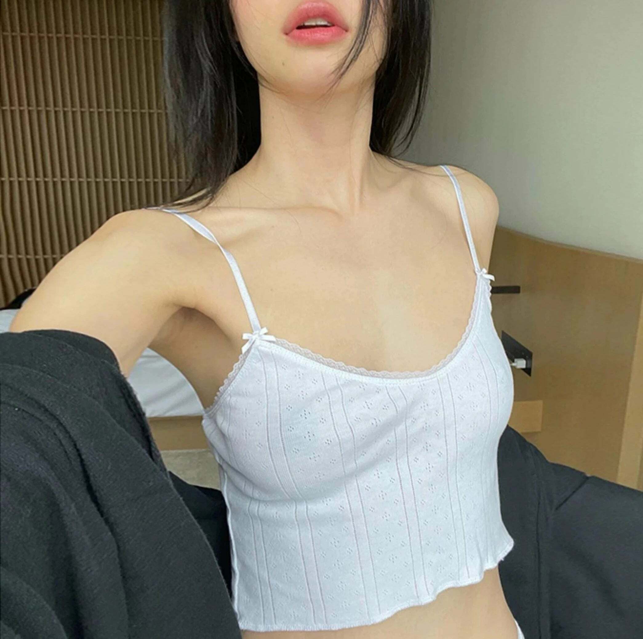 Laityn Crop Top - Y2K Summer Grunge, 90s Retro, Pastel Goth, Y2K Party & Club Outfits