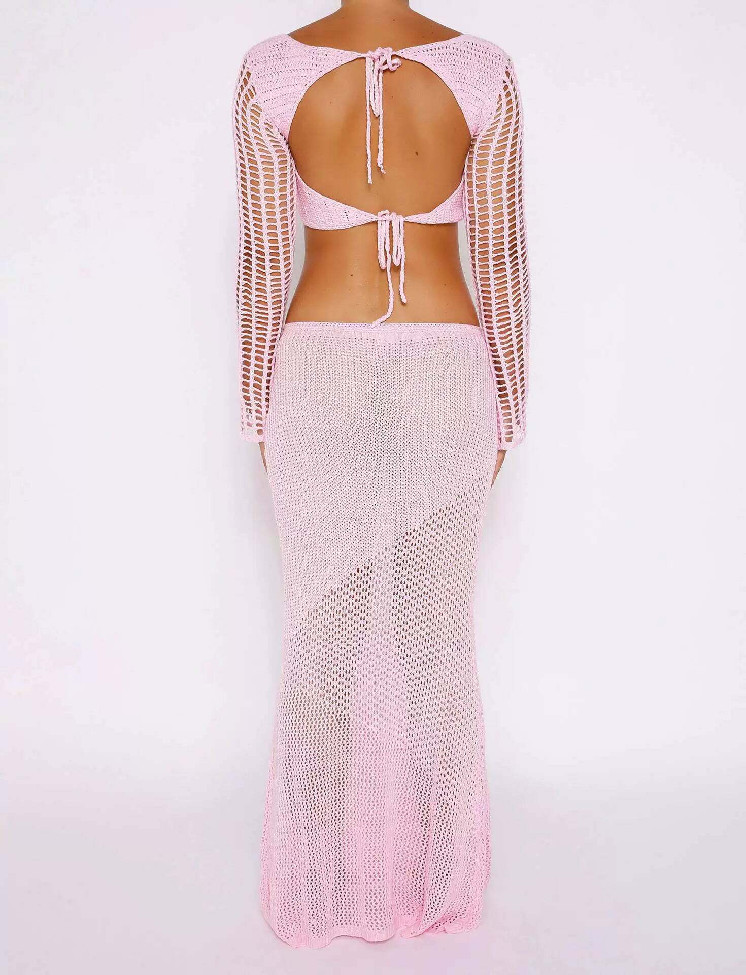 Lamiye Y2K Two Piece Skirt Set - 90s Grunge Summer Outfit, Retro Fashion, Pastel Goth Style
