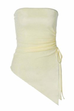 Landon Asymmetric Top - Y2K Summer, 90s Grunge, Retro Style, Y2K Party & Club Outfits