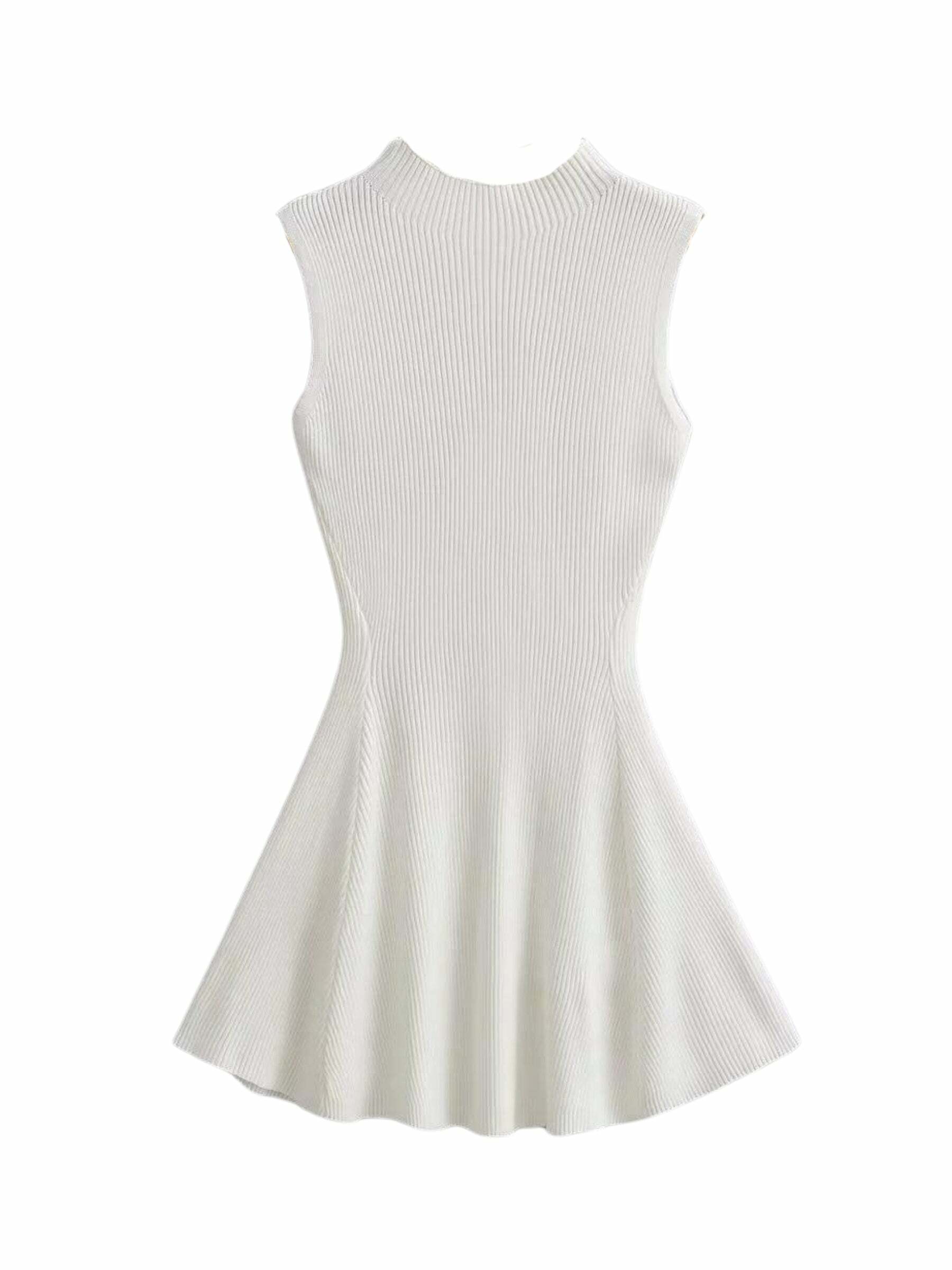 Laney Knitted Mini Dress - Y2K Summer Grunge Outfit, 90s Fashion, Retro Style, Pastel Goth