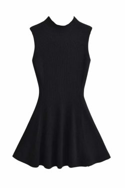 Laney Knitted Mini Dress - Y2K Summer Grunge Outfit, 90s Fashion, Retro Style, Pastel Goth